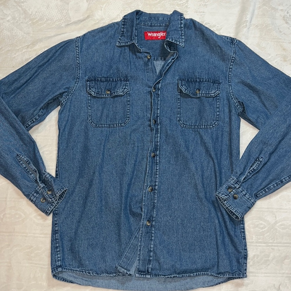 Wrangler denim button down